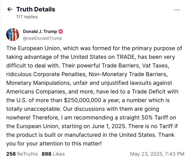 配资平台公司 欧盟目标是在特朗普设定的7月最后期限之后延长与美国的贸易谈判